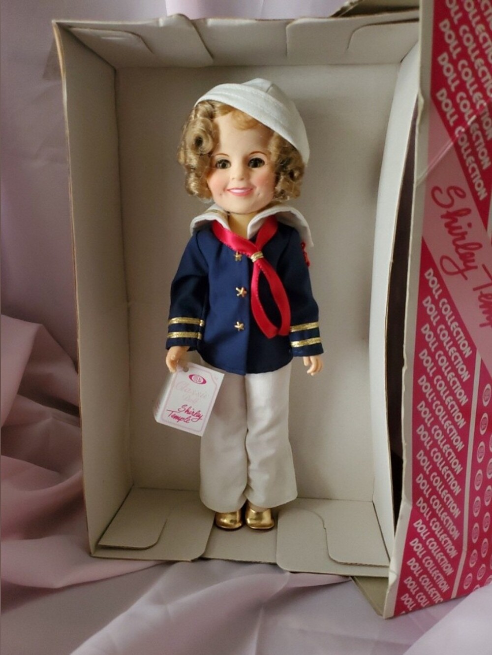 1983 Ideal Vinyl/Plastic Shirley Temple Doll~"Captain January" with Original Box